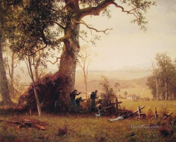 Guerra de guerrillas Albert Bierstadt Pinturas al óleo